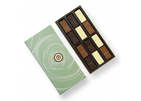 Mix of sugar-free chocolates, a healthy alternative