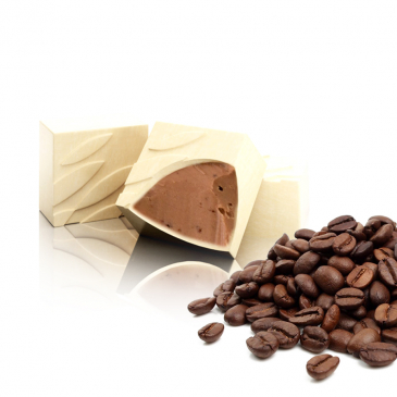 Pralines with hazelnuts and coffee extract