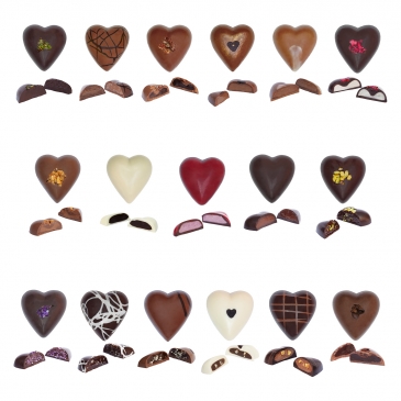 Luxurious Heart Shaped Chocolate Box Created For Lovers 590g
